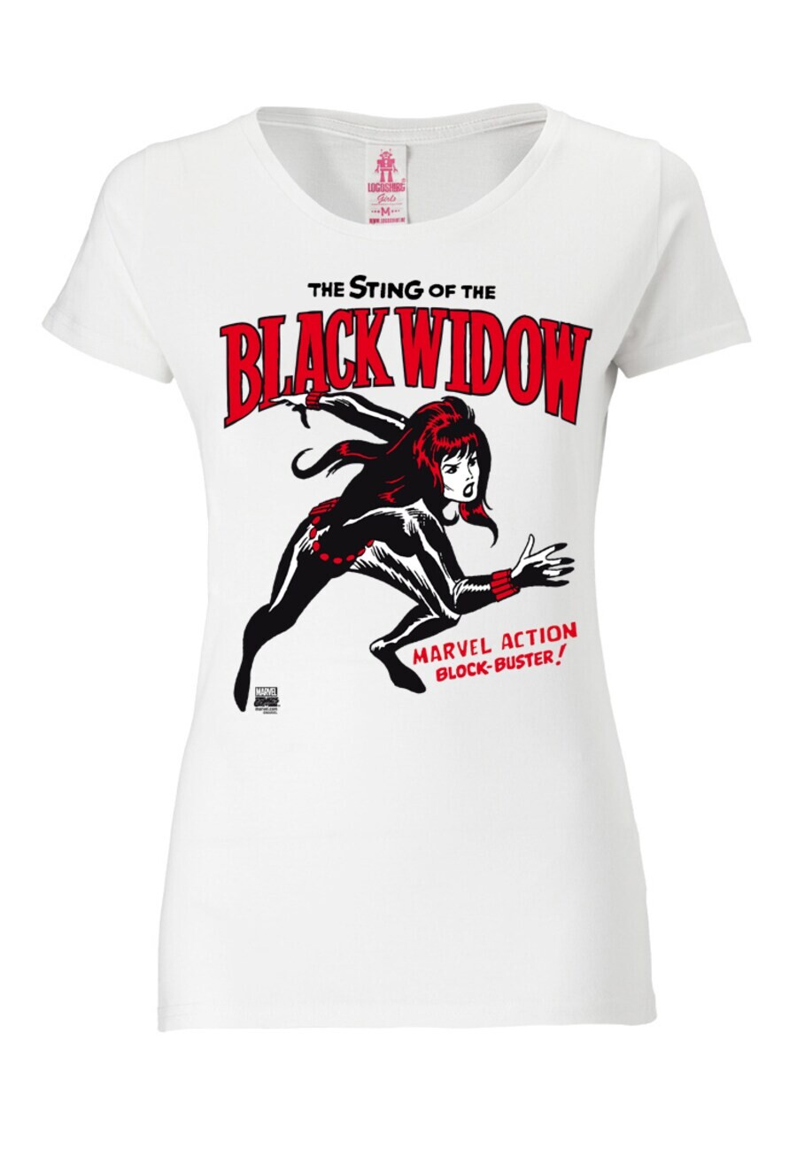 

Футболка Logoshirt BLACK WIDOW, белый