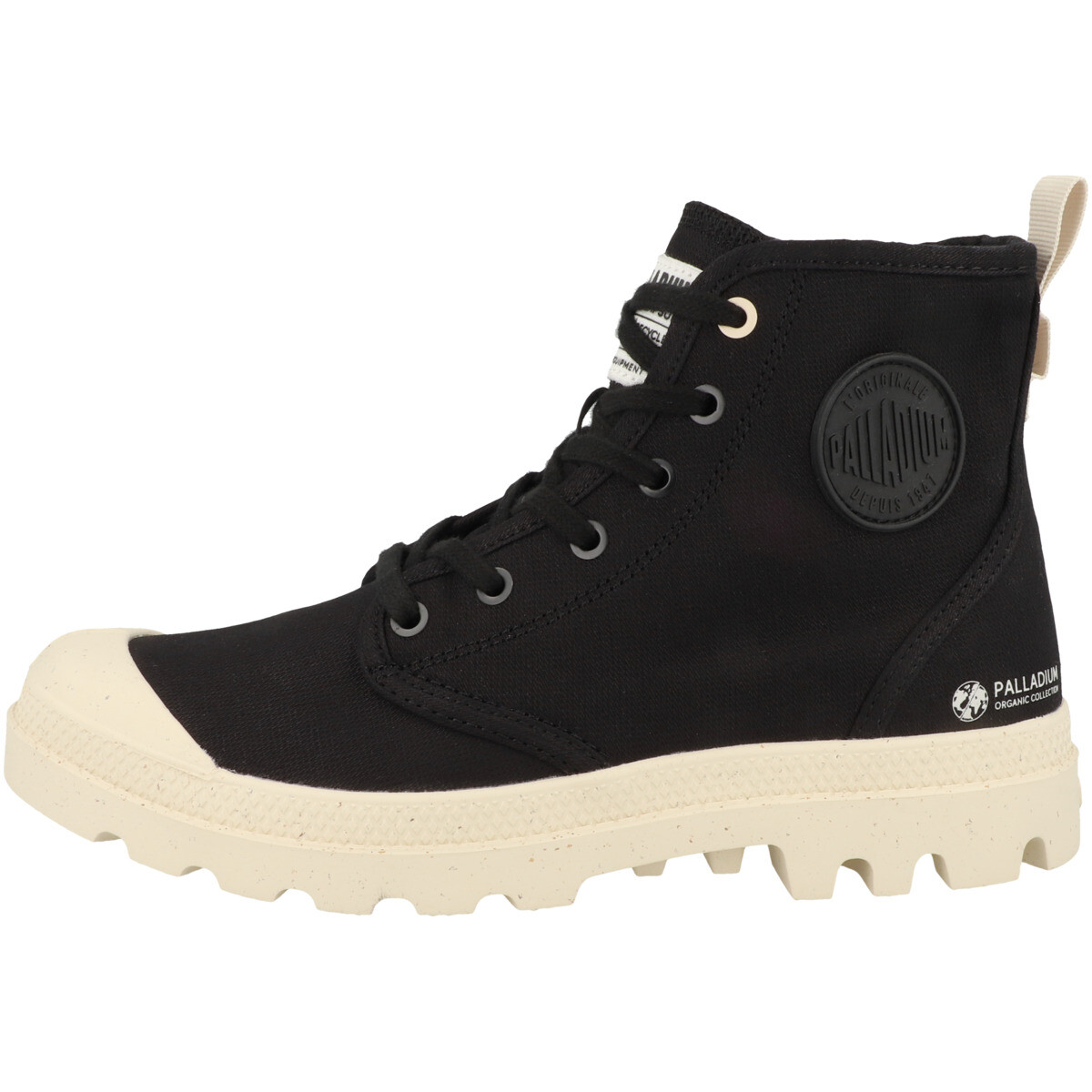 Ботинки Palladium Schnür Pampa Hi Zip Organic, черный