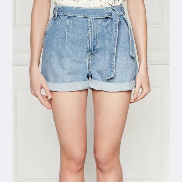 

Винтажные джинсовые шорты свободного кроя Pepe Jeans London, синий