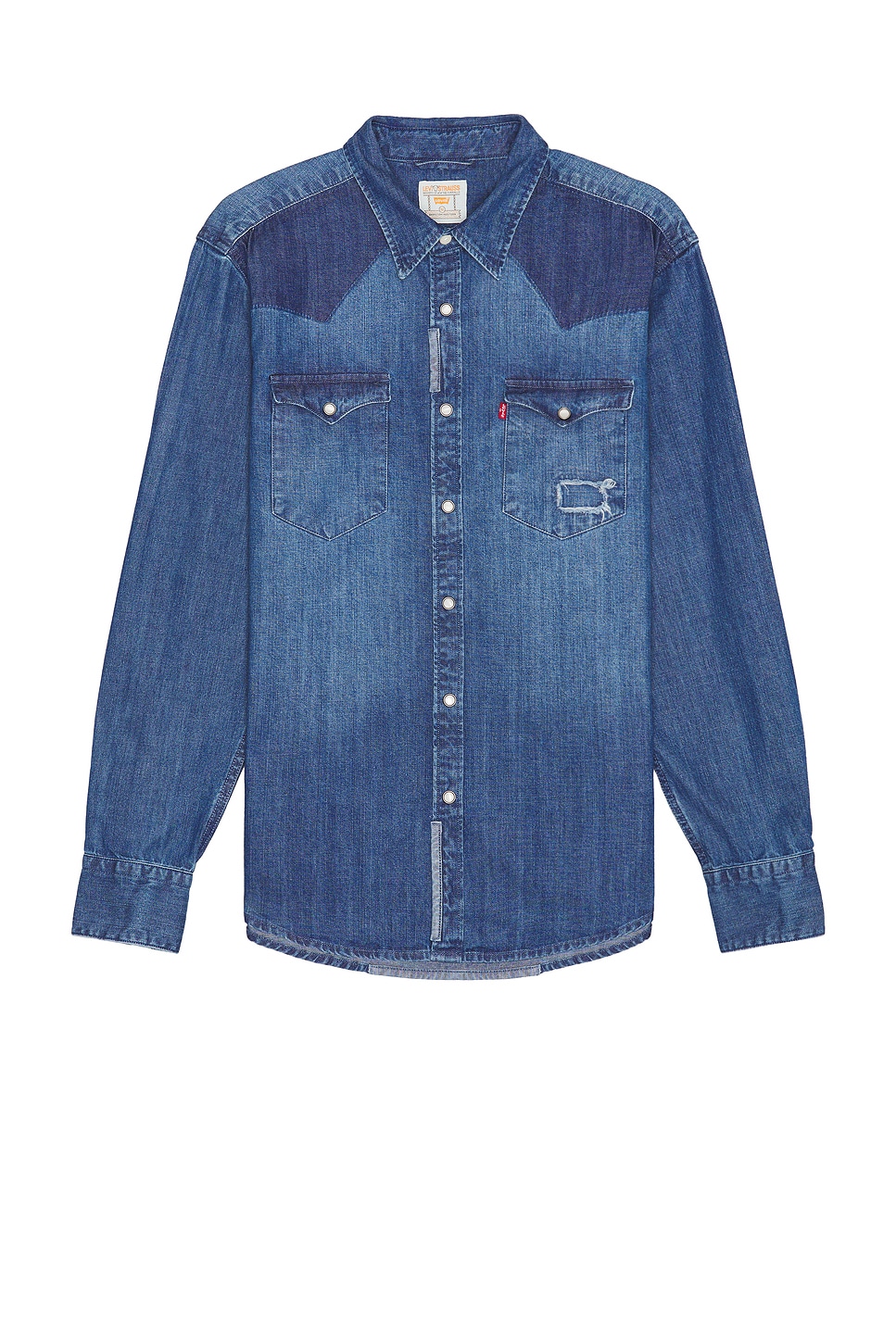 

Рубашка стандарта вестерн барстоу Levi'S, цвет zeph crafty dark wash