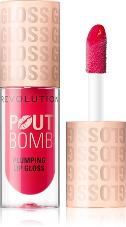

Блеск для губ с эффектом увеличения Makeup Revolution Pout Bomb, Cherry Sheer Red 4,6 ml