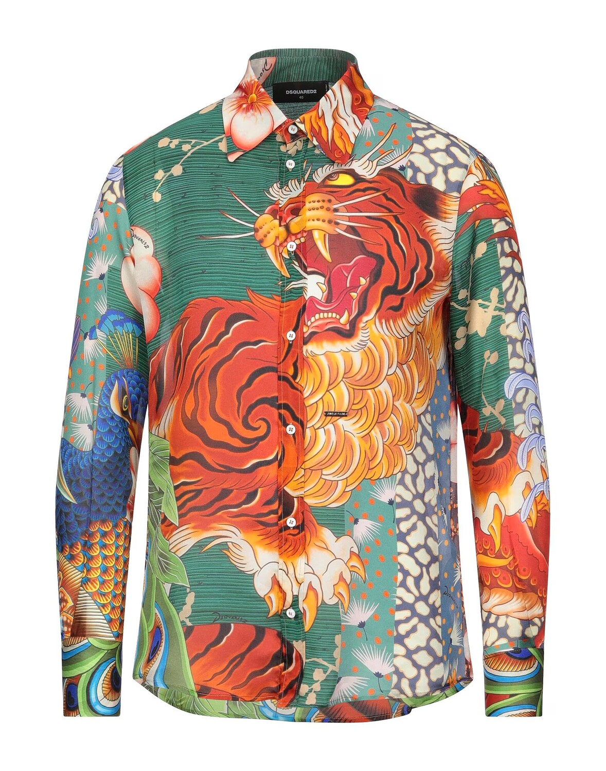 

Рубашка Dsquared2, зеленый