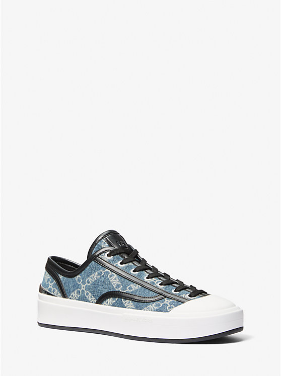 

Кроссовки из денима Jude Empire Diamond Jacquard Michael Kors, синий