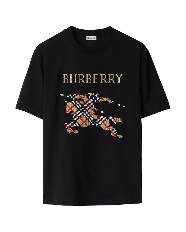 

Футболка с графическим логотипом Райана Burberry, черный