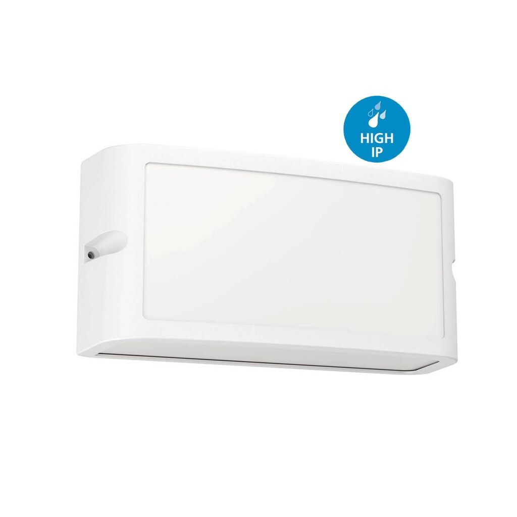 

Настенный светильник CAMARDA алюминий белый LED 10,5Вт 4000К IP54 Д:22см В:11см EGLO