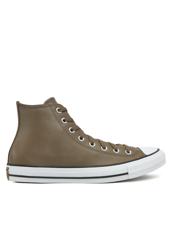 Тканевые кроссовки Chuck Taylor All Star Faux Leather Hi A09482C 216 Converse, коричневый