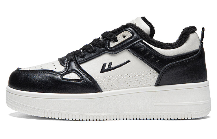 

Кроссовки WARRIOR Skateboarding Shoes Unisex Low-top Beige/Black, бежевый/черный