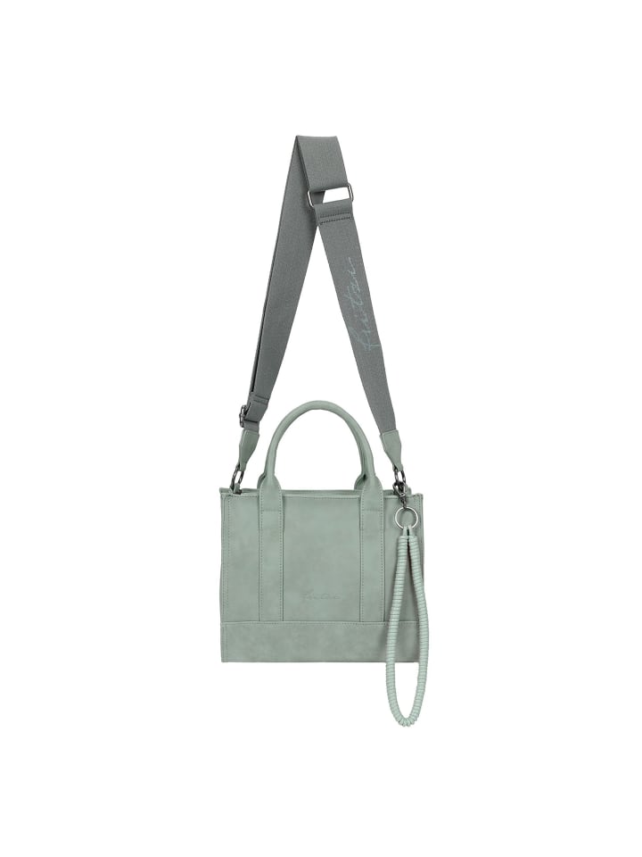 

Fritzi aus Preußen Винтажная сумка SquareN, 20,5 см, цвет шалфей