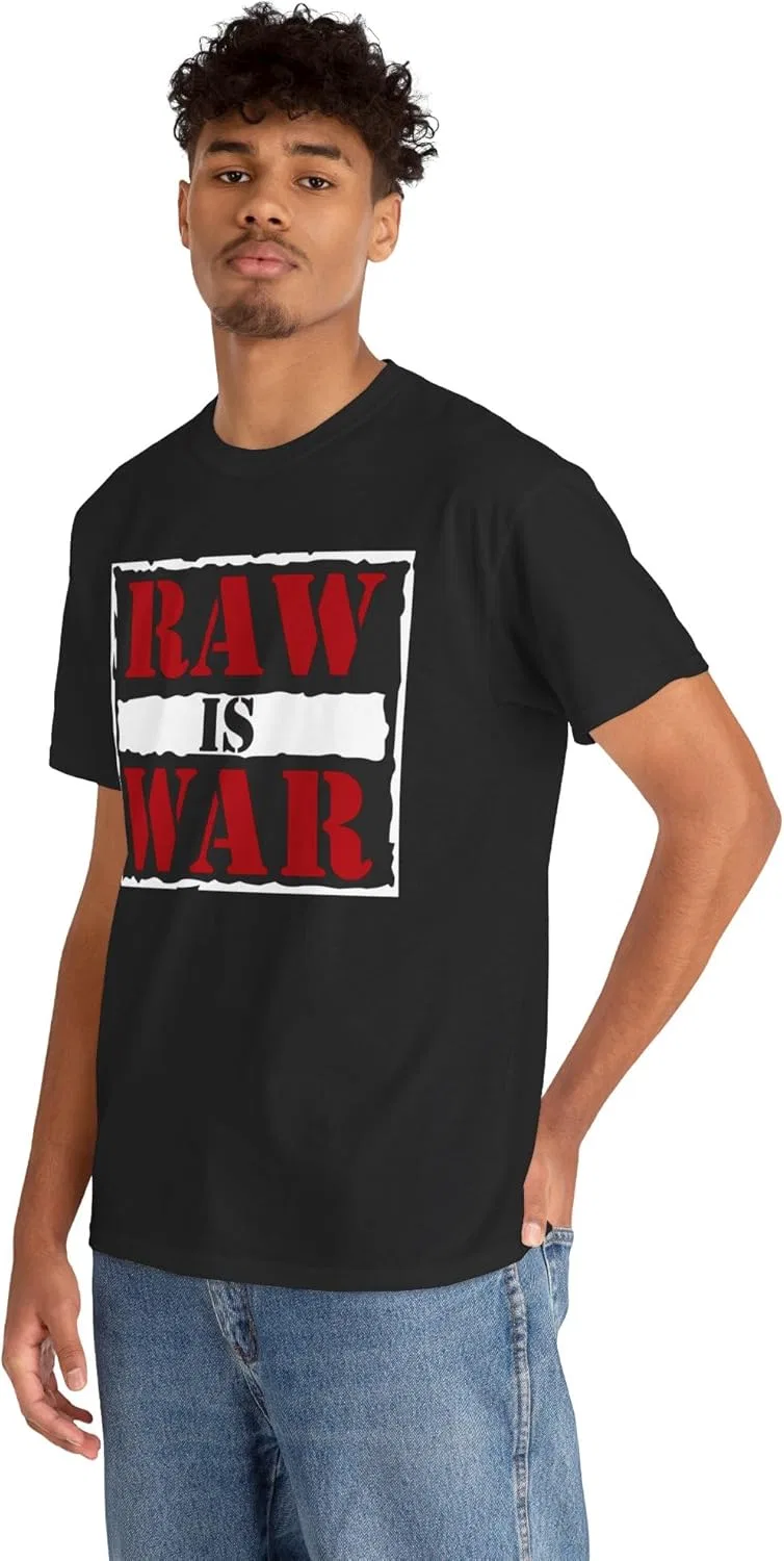Футболка Raw is War, профессиональный рестлинг, эпоха Attitude Era 90-х, винтажный рестлинг, подарок для взрослого — фото 2