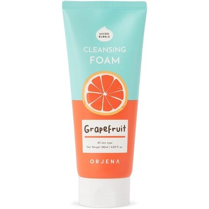 

ORJENA Smile Day Grapefruit Cleansing Foam - Корейская уходовая пенка для глубокого очищения 150мл, Оранжевый, ORJENA Smile Day Grapefruit Cleansing Foam - Корейская уходовая пенка для глубокого очищения 150мл