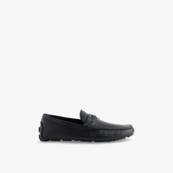 

GG кожаные лоферы-водители Gucci, черный