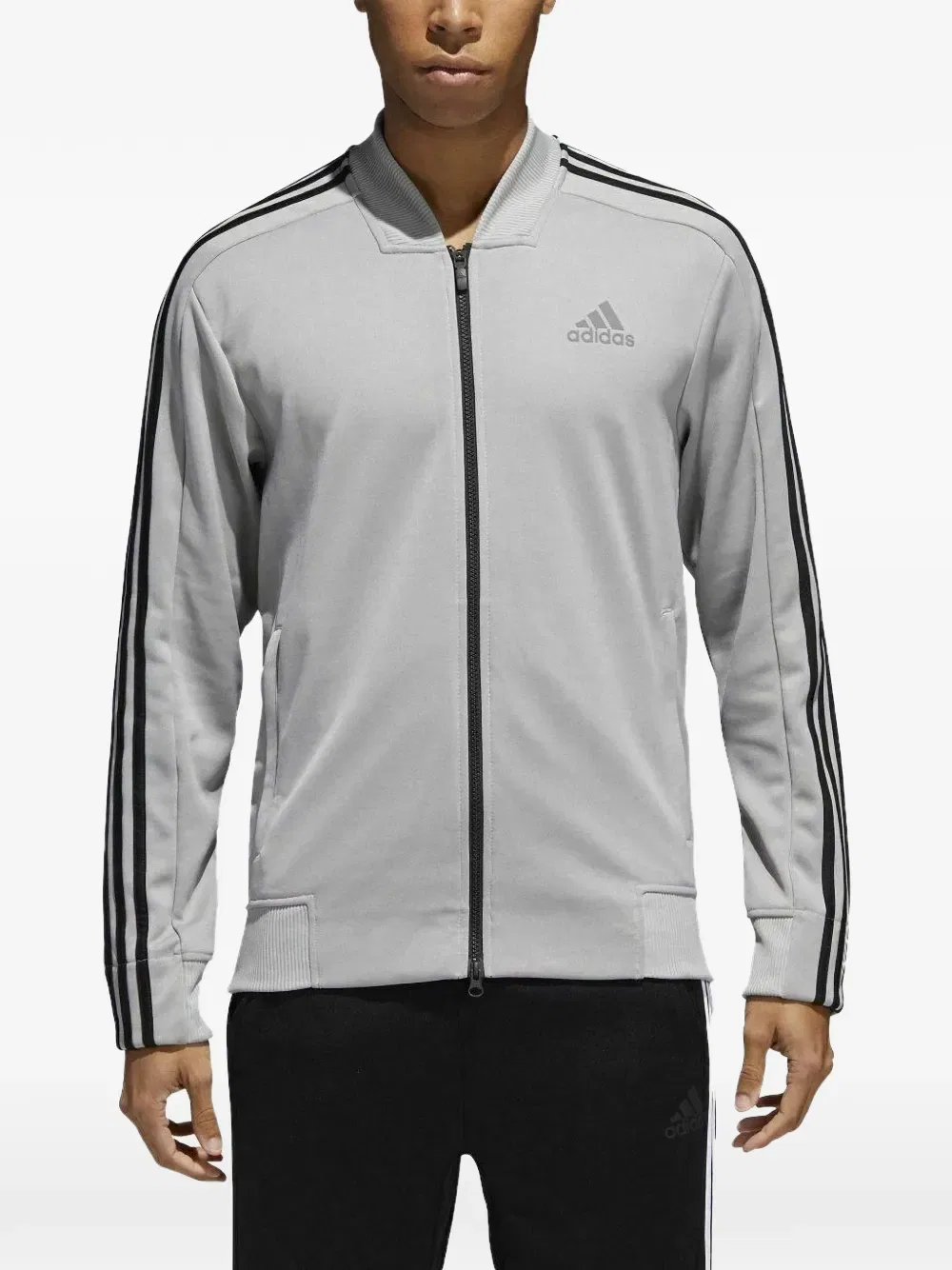 Спортивная куртка с идентификационной полосой Adidas, серый