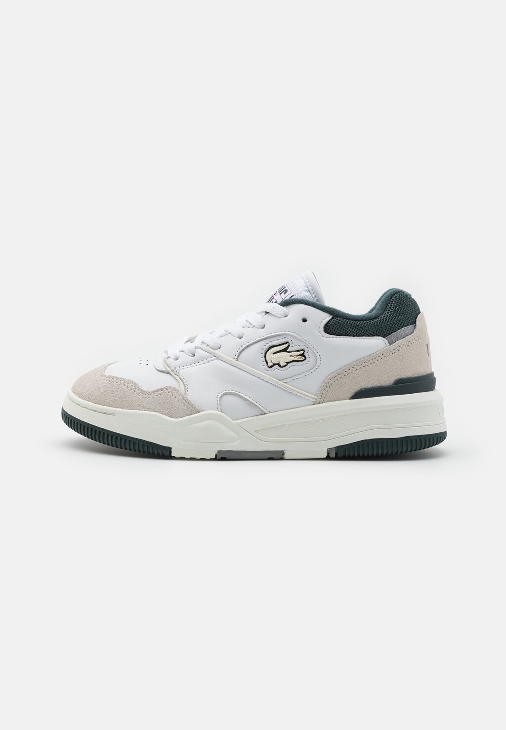 

Низкие кроссовки LINESHOT Lacoste, белый/темно-зеленый