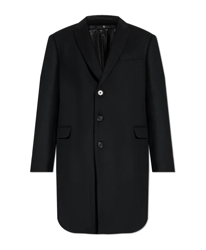 

Шерстяное пальто Emporio Armani, черный