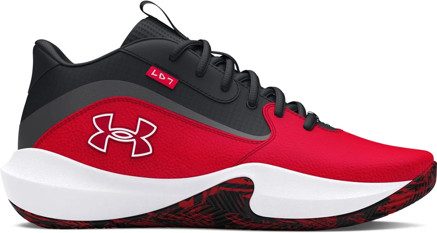 Баскетбольные кроссовки Under Armour GS Lockdown 7 (европейская версия), Red / Black