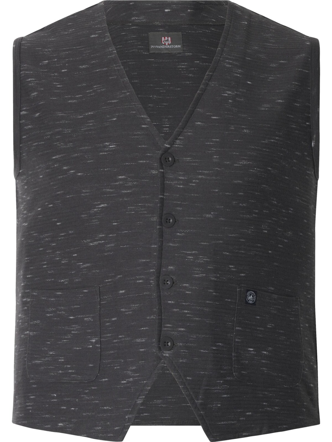 

Jan Vanderstorm Жилет 'Ahlmann' в светло-сером, темно-сером