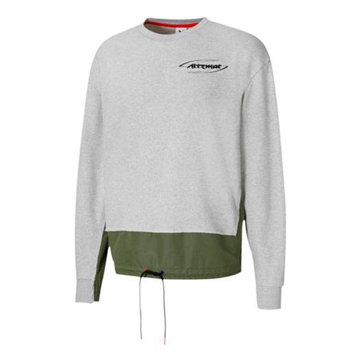 

Худи PUMA x ATTEMPT Crossover Splicing Casual Round Neck Gray 598273-04
