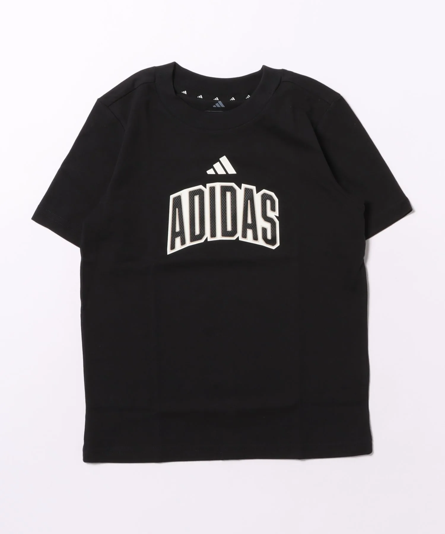 Детская футболка adidas с графическим принтом чёрная