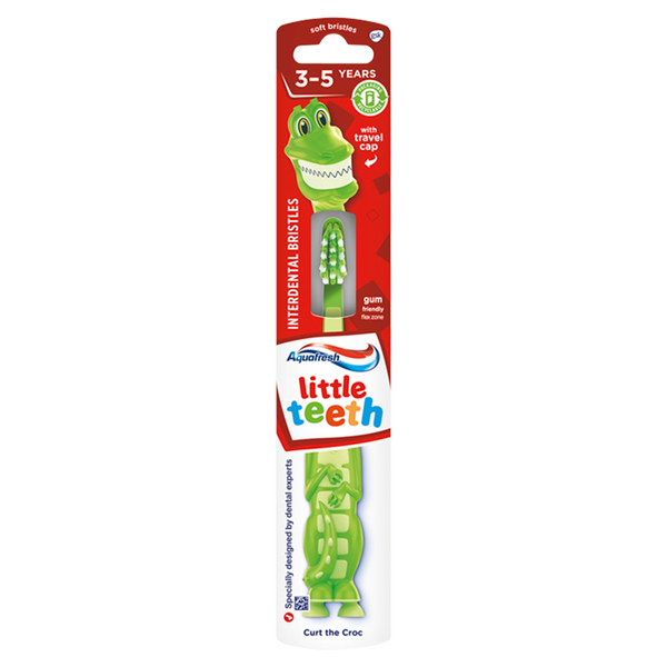 

Детская зубная щетка мягкая, 1 шт. Aquafresh Little teeth