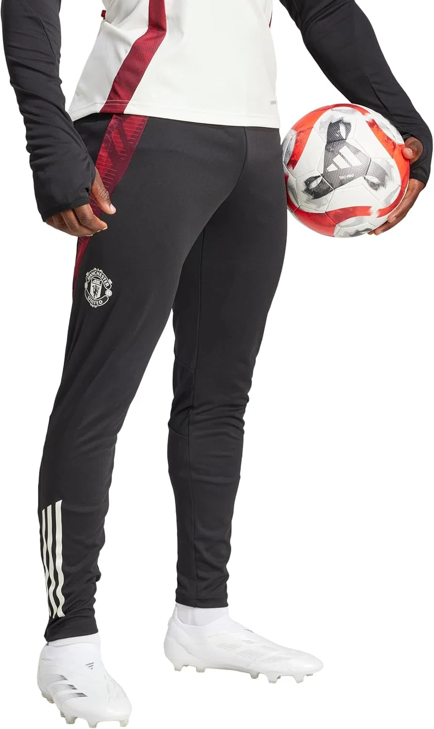 Тренировочные брюки Adidas Manchester United FC 24/25, черный — фото 3