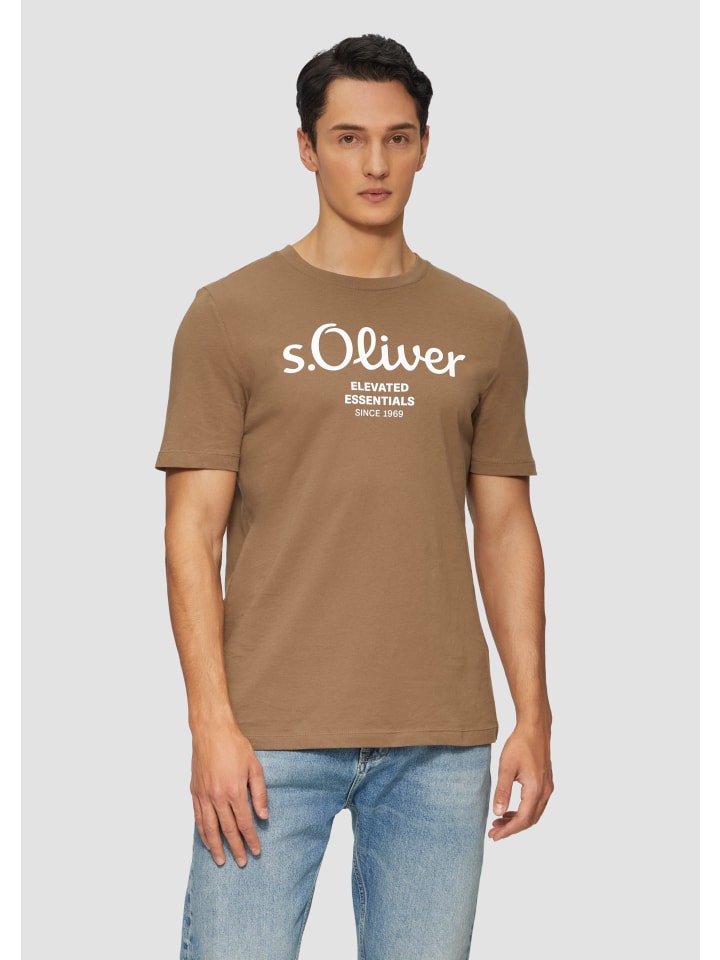 

Футболка s.Oliver, коричневый