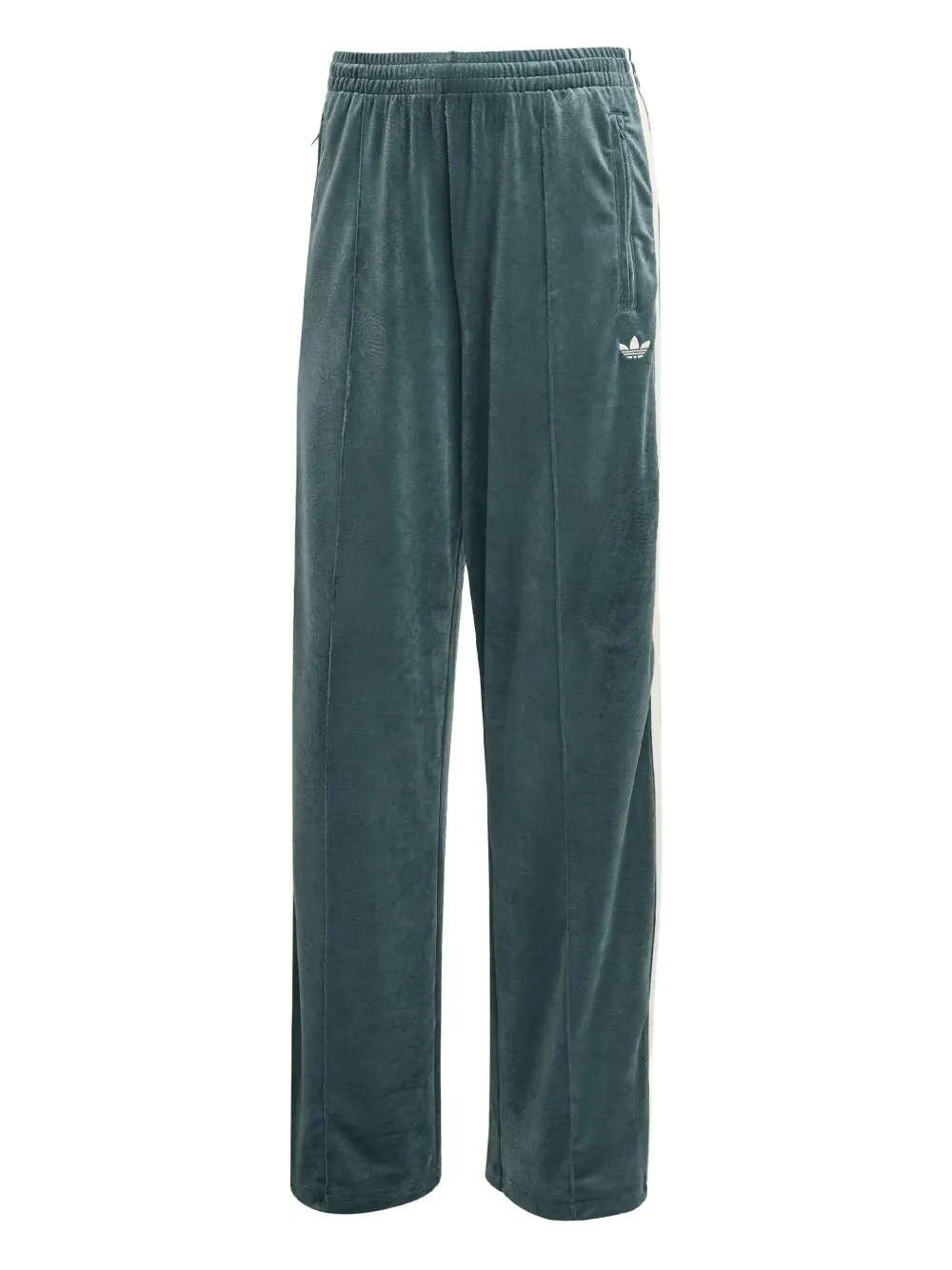 

Велюровые спортивные штаны с цветочным принтом Adidas, зеленый