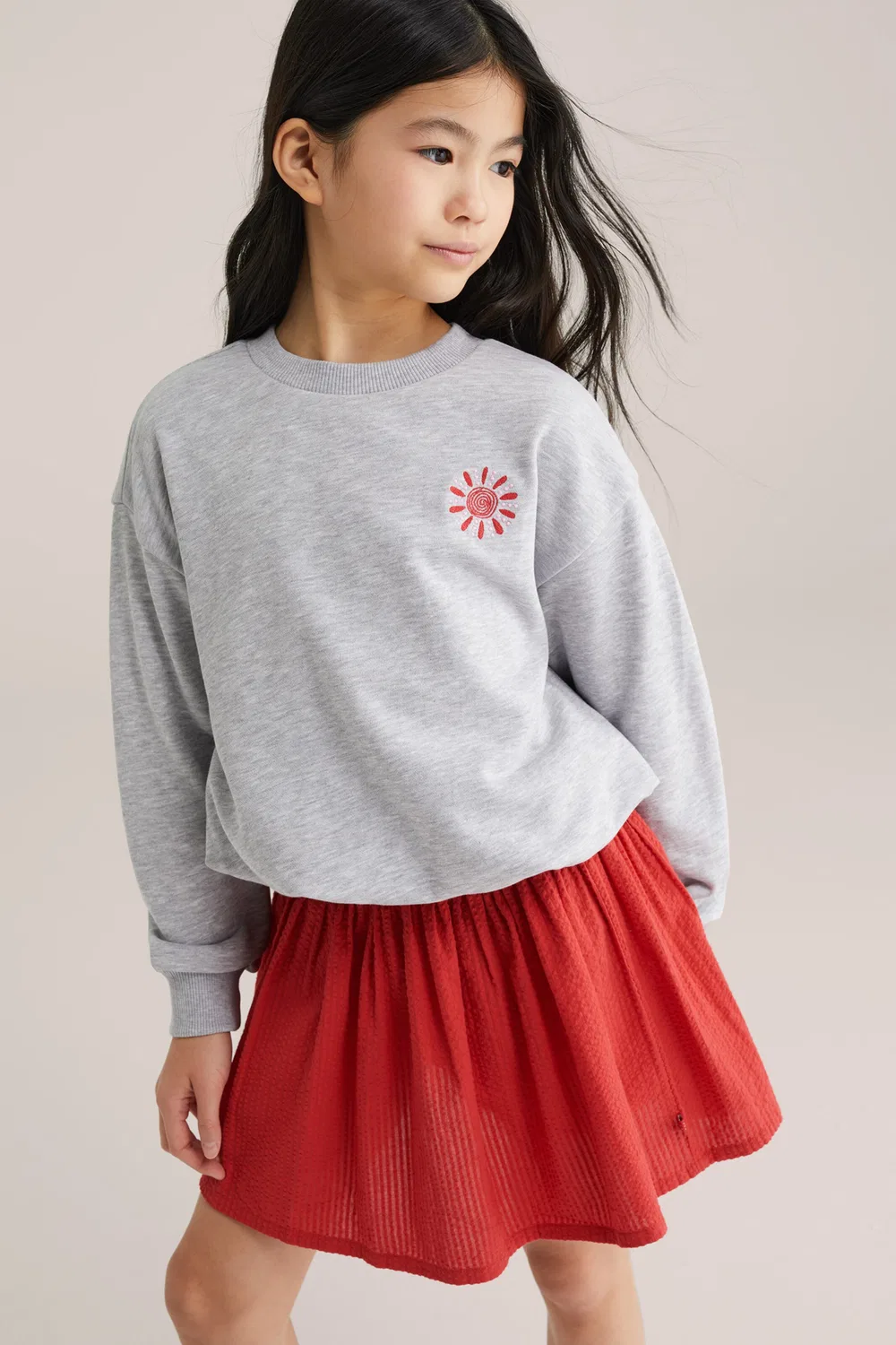 Толстовка We Fashion, Mottled Grey — фото 4