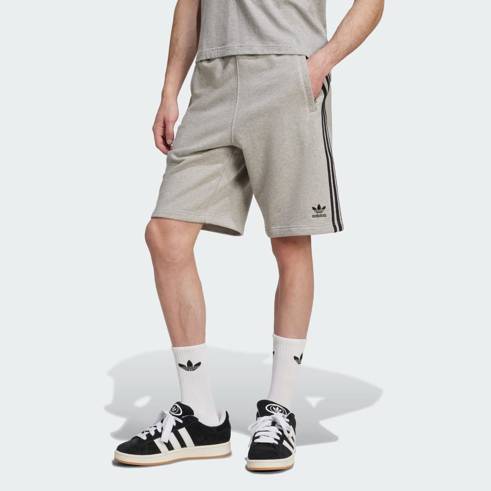 

Шорты Adidas Adicolor 3-Stripes Shorts, цвет Medium Grey Heather/Black