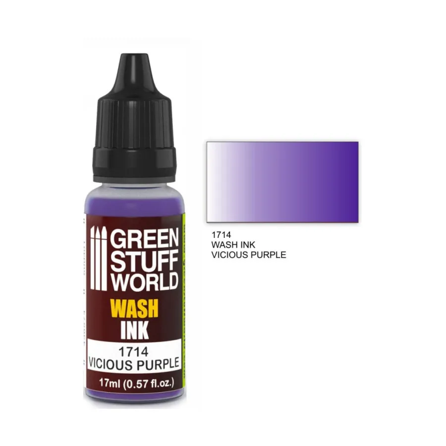 

Чернила для мытья – Vicious Purple (17 мл), Paint - Inks & Dyes (Green Stuff World)