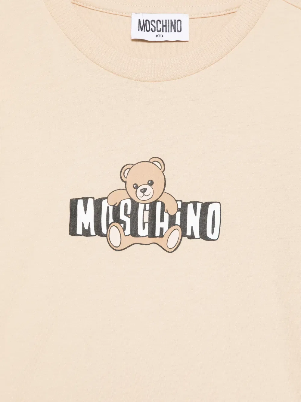 Комплект футболок с принтом "плюшевый мишка" Moschino Kids, черный — фото 3