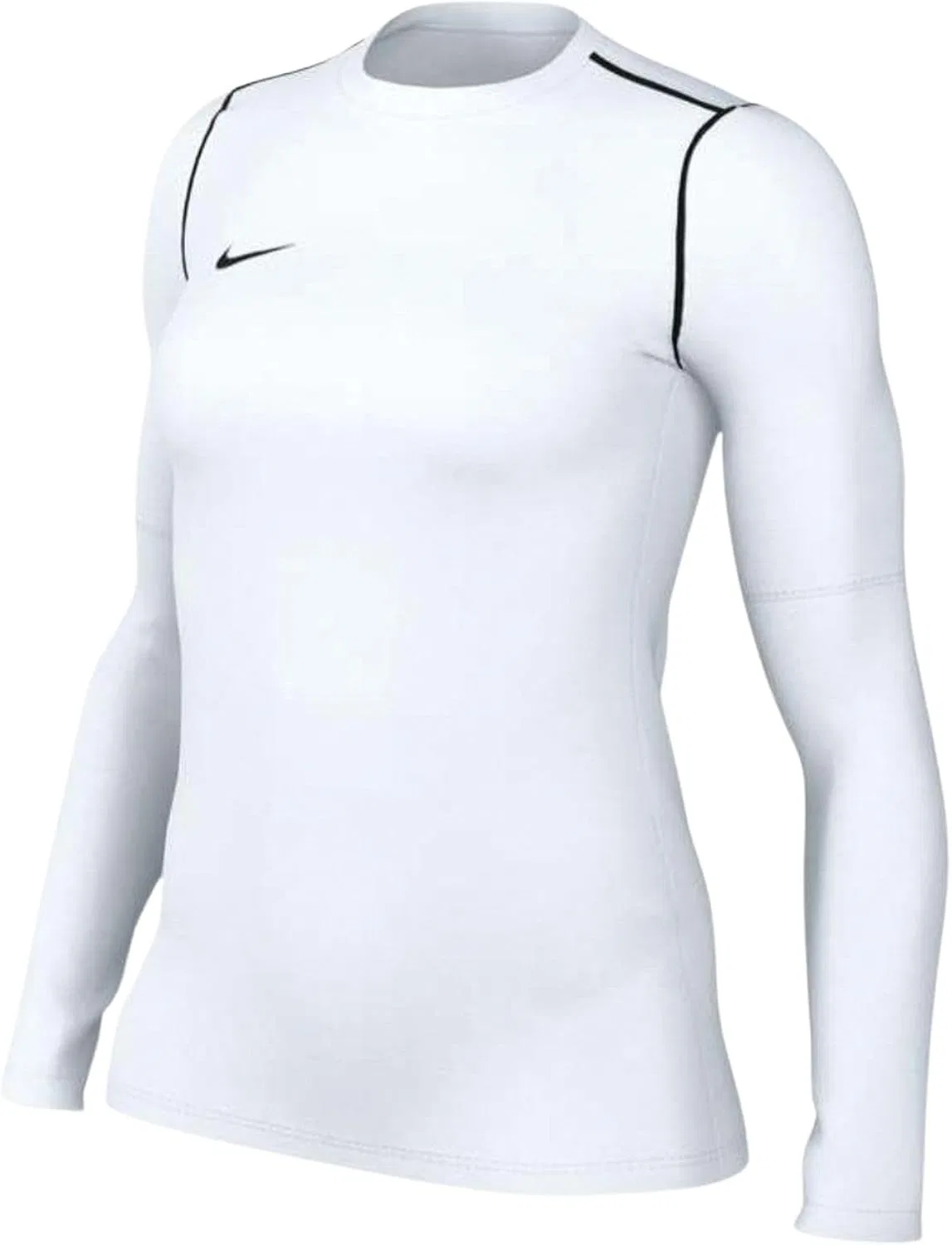 Спортивная футболка Nike W Nk Df Park20 Crew Top R, White/Black