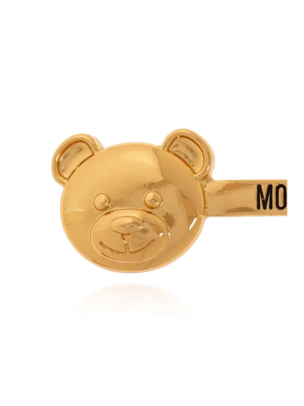 Заколка для волос с декором Bear Moschino, золотой — фото 4