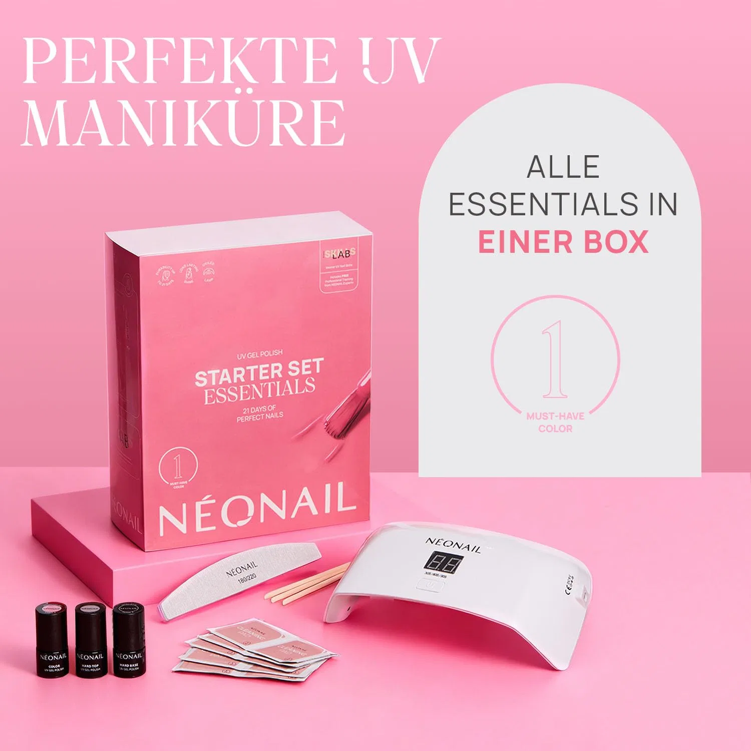 Набор для УФ-маникюра «Essentials Starter Set» от NÉONAIL Néonail, Essentials Starter Set — фото 2
