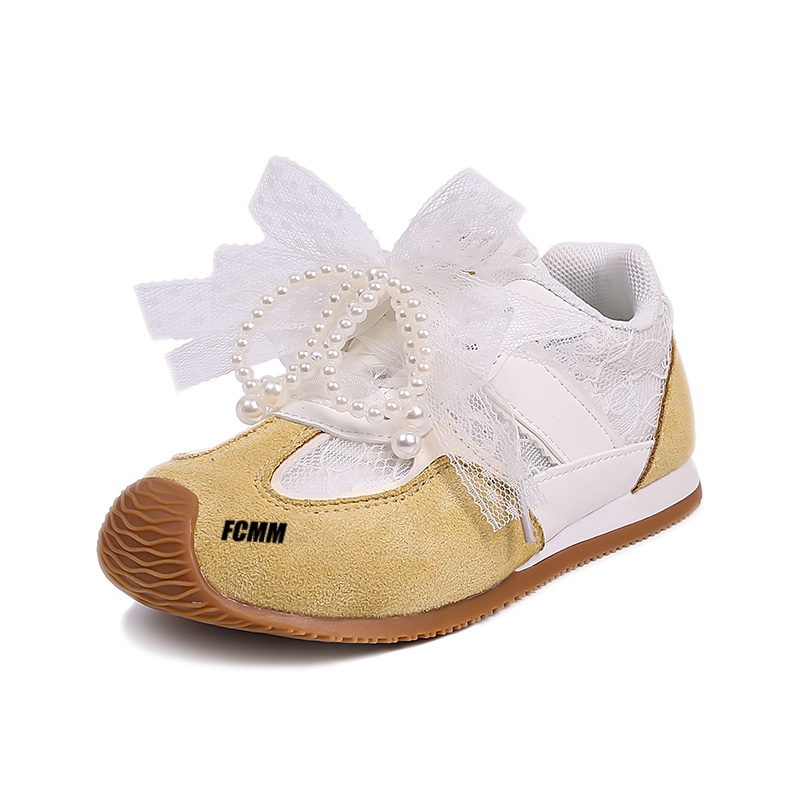 

Нескользящая и дышащая детская обувь для повседневной носки FCMM, желтый