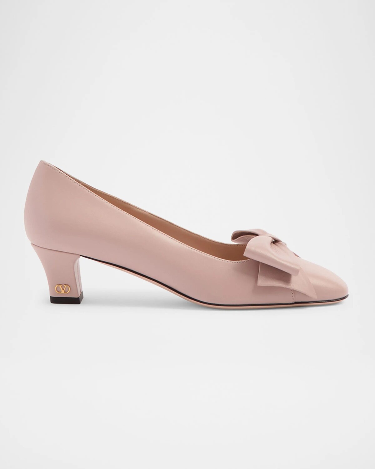 Кожаные туфли Bowow Valentino Garavani, цвет Rose Water