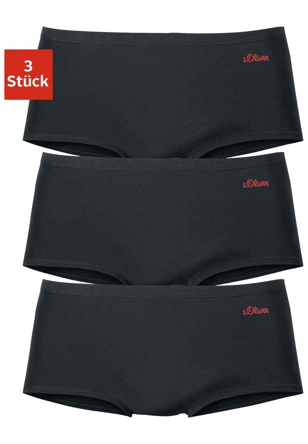 

Корректирующее белье 3 PACK s.Oliver, черный