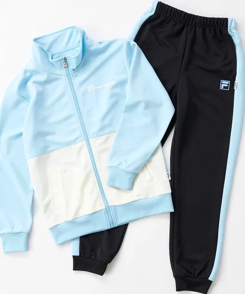 Детский спортивный костюм FILA из двух предметов, саксо-голубой