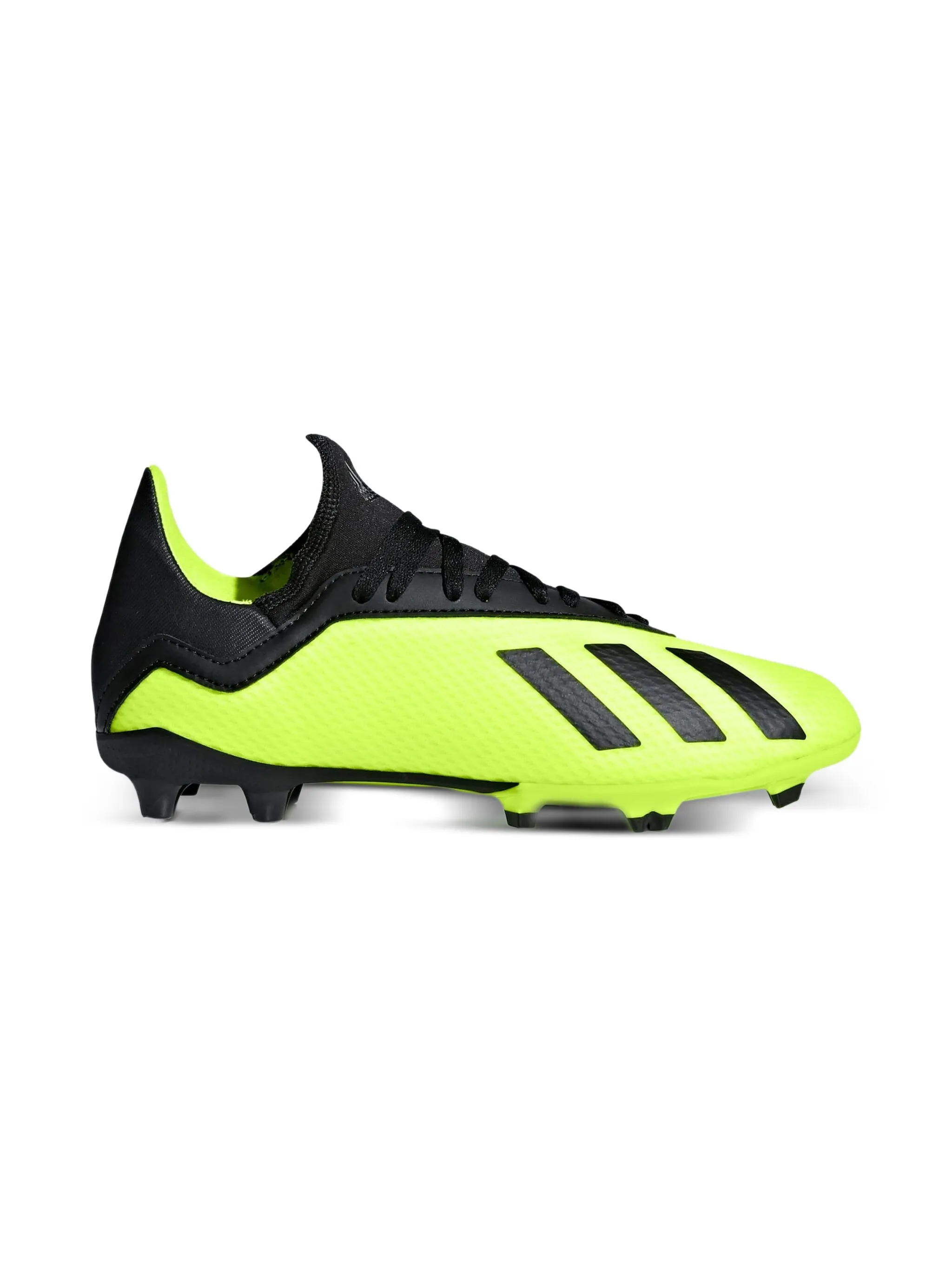 Кроссовки X 18.3 Firm Ground Solar/Core Black/Solar Adidas Kids, зеленый — фото 2