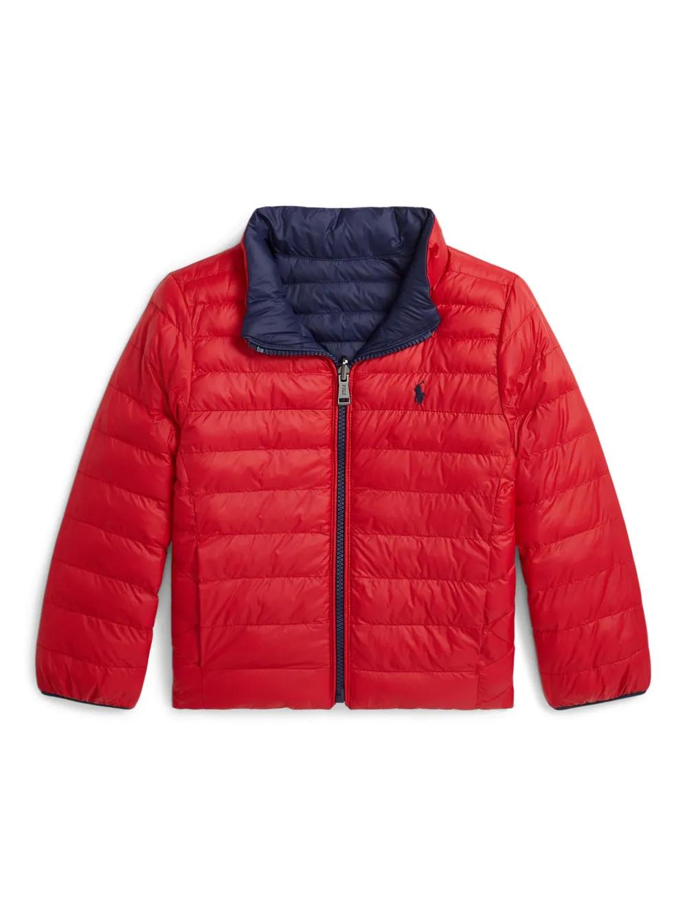Двусторонний бомбер Polo Pony POLO RALPH LAUREN KIDS, синий — фото 2