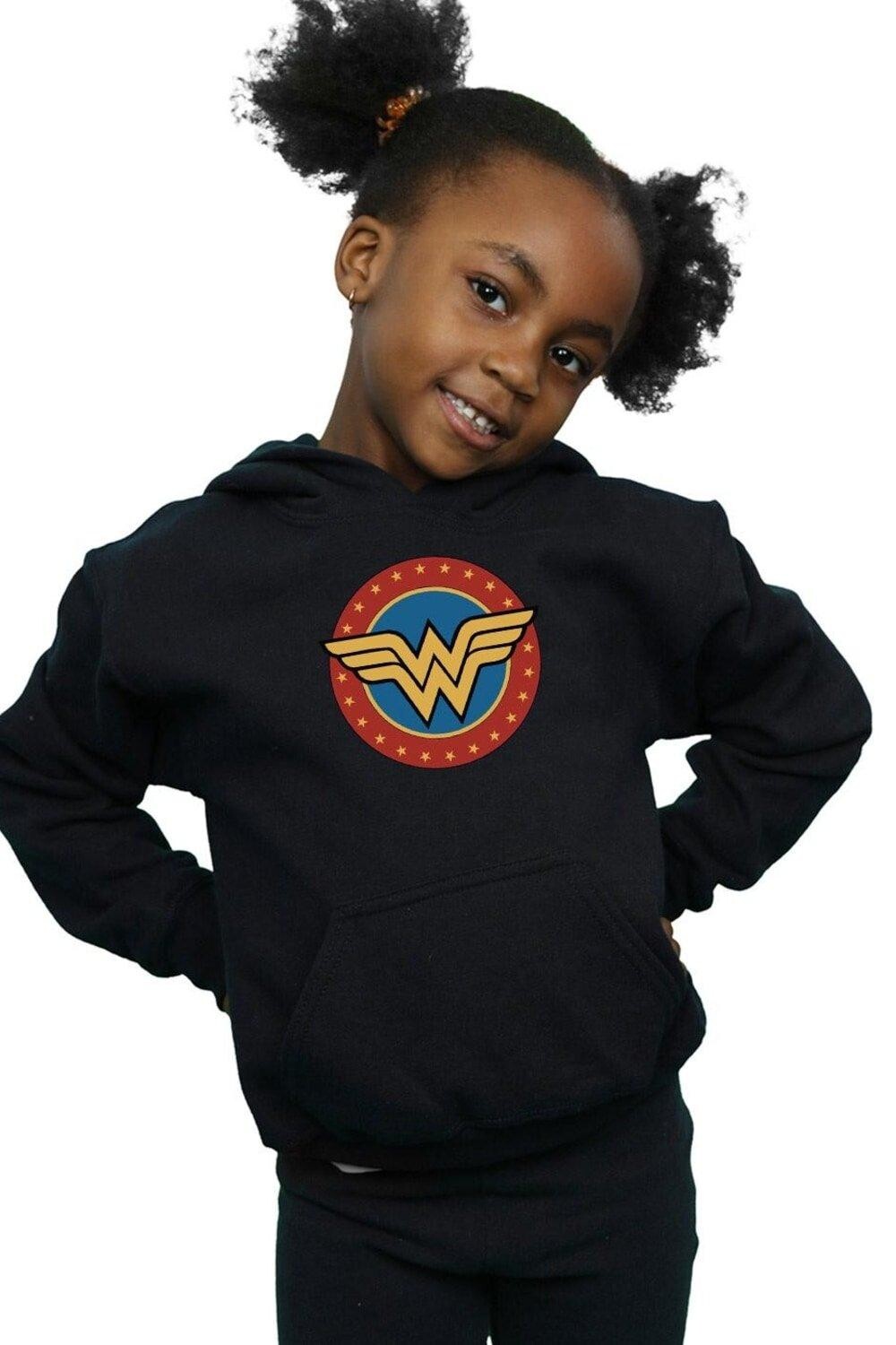 

Толстовка с логотипом Wonder Woman, черный