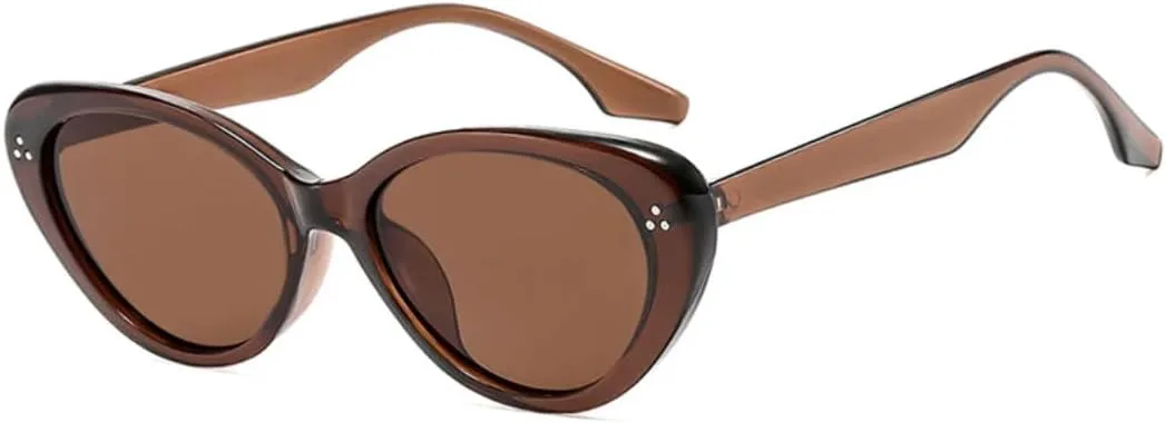 

Солнцезащитные очки с защитой UV400 | Цветные линзы "кошачий глаз" | Для женщин и мужчин, для занятий спортом на открытом воздухе и вождения DSVIGF, Tea Tea