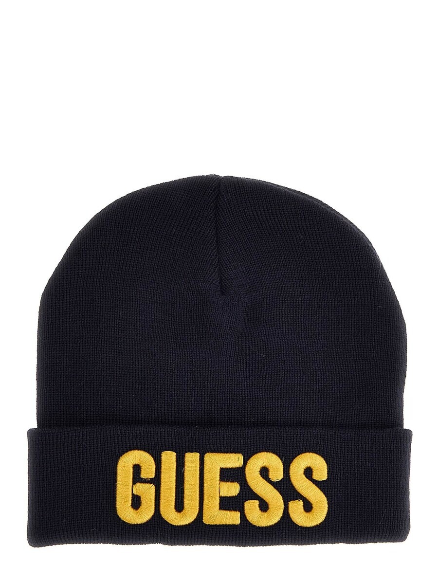 

Шапка GUESS Beanie, цвет Night blue