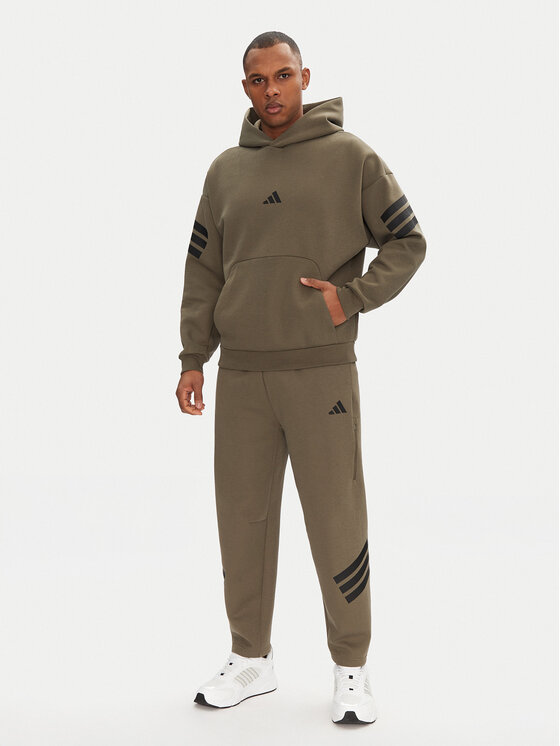 Свободные спортивные штаны Future Icons 3-Stripes JD4891 Adidas, зеленый — фото 2