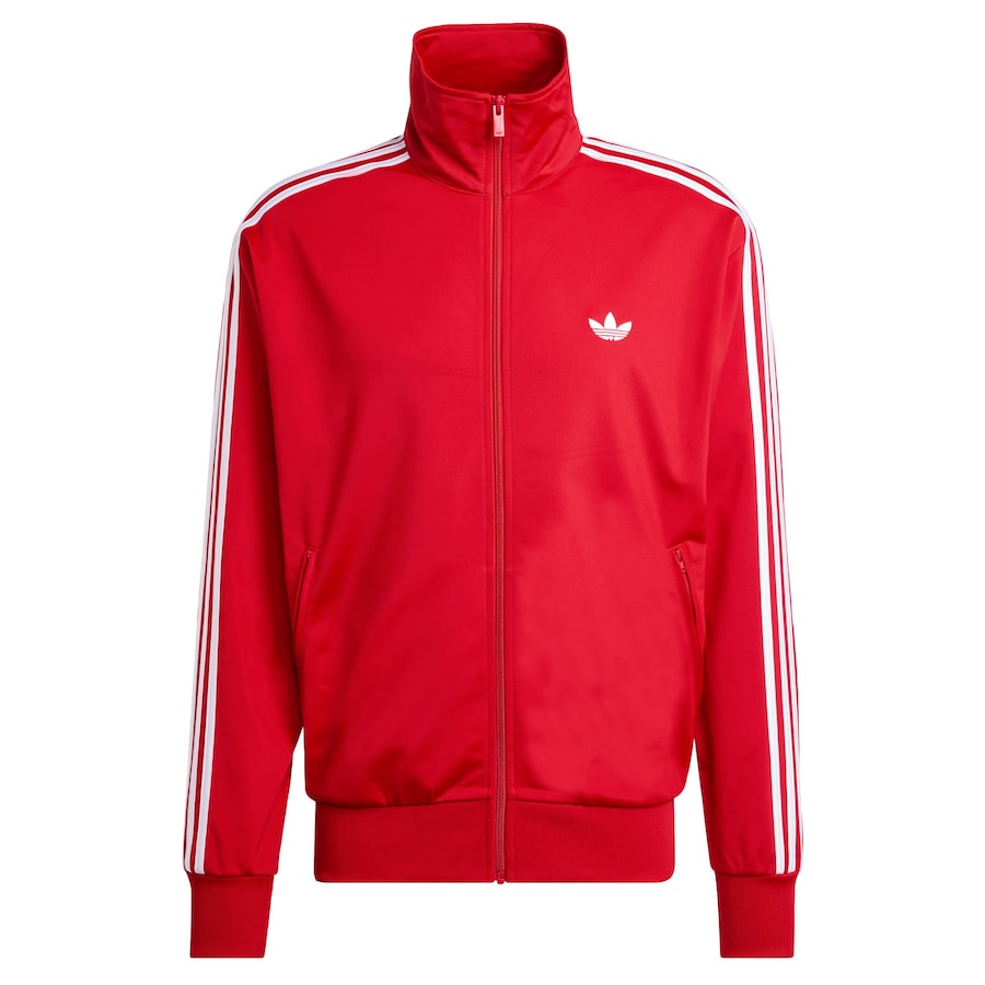 

Толстовка с капюшоном на молнии ADIDAS ORIGINALS Firebird, красный