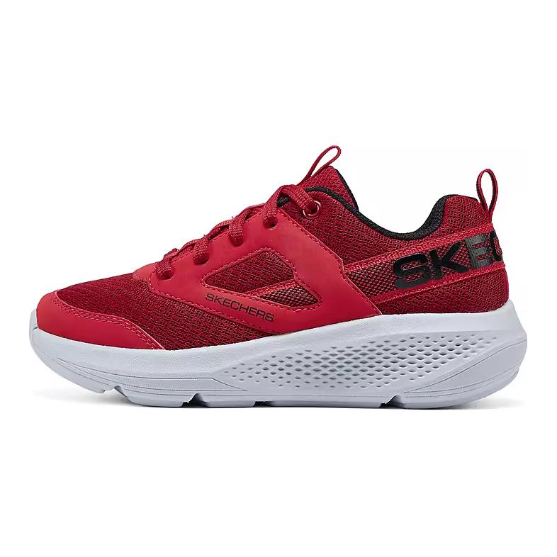 

Skechers Kids Детские кроссовки для мальчиков, нескользящие, износостойкие, красные, черные