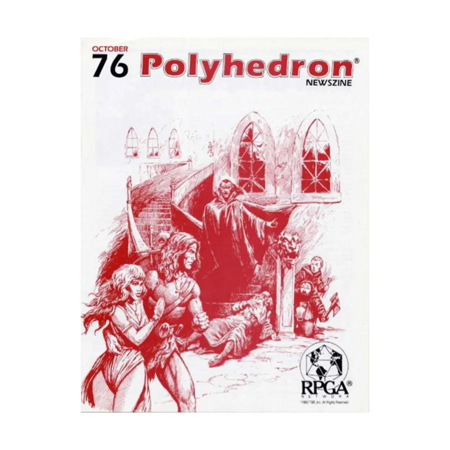 

Журнал #76 "The Valley of Death - AD&D Adventure, Horror in Your Super Heroes Campaign", Polyhedron Magazine #051 - #100