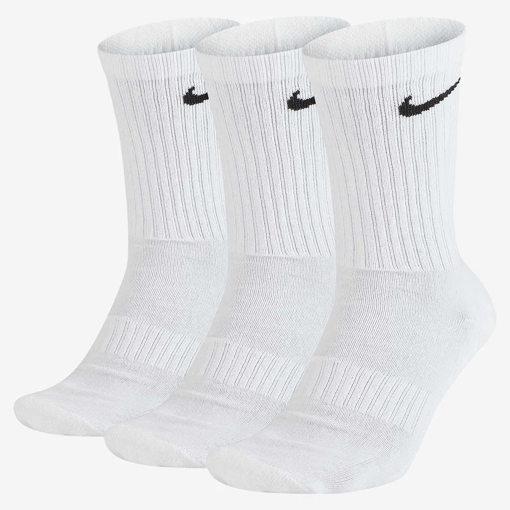 Женские тренировочные носки-получулки Everyday Cushion (3 пары) белые от Nike