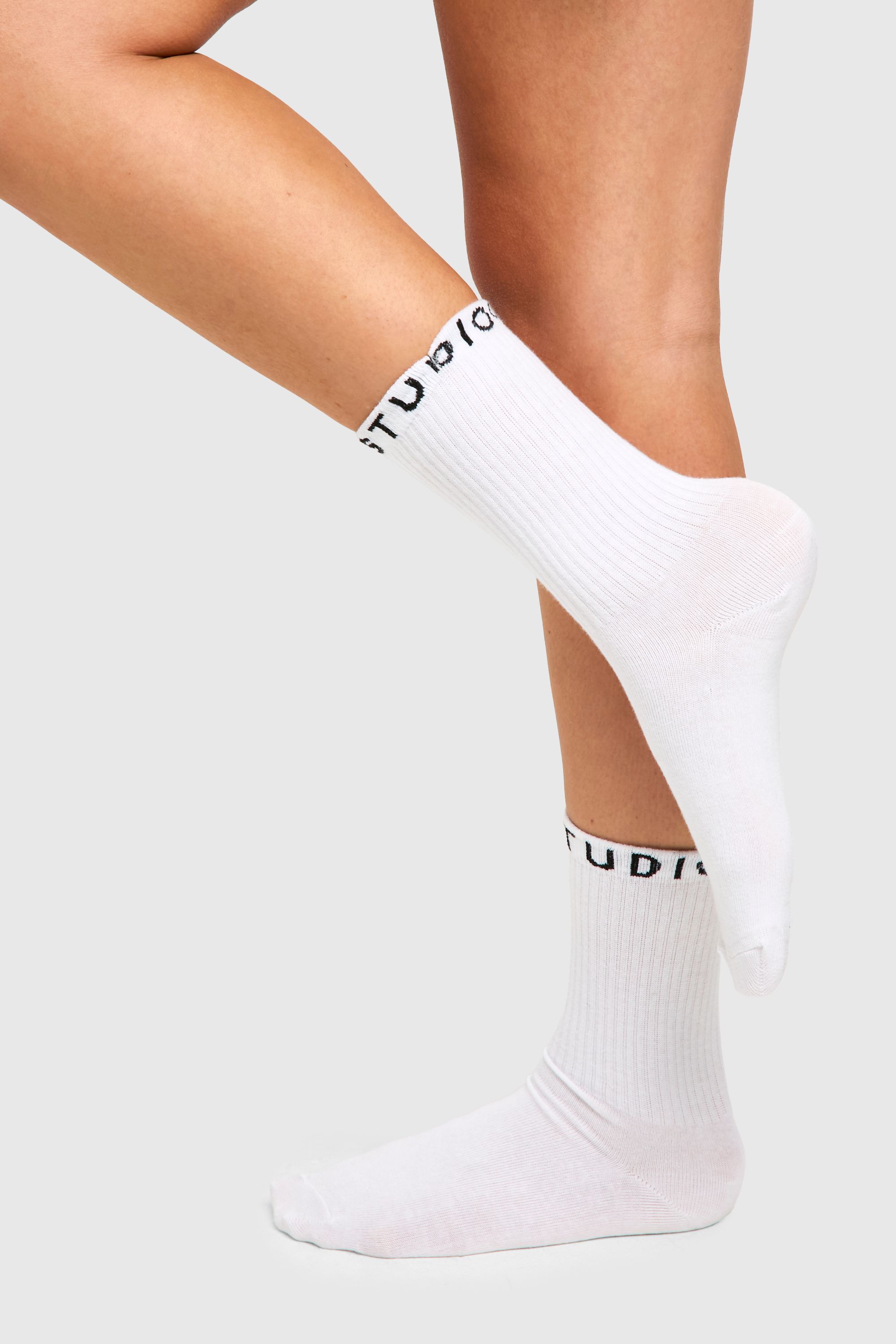 

Носки спортивные Boohoo Single Dsgn Studio Basic, белый
