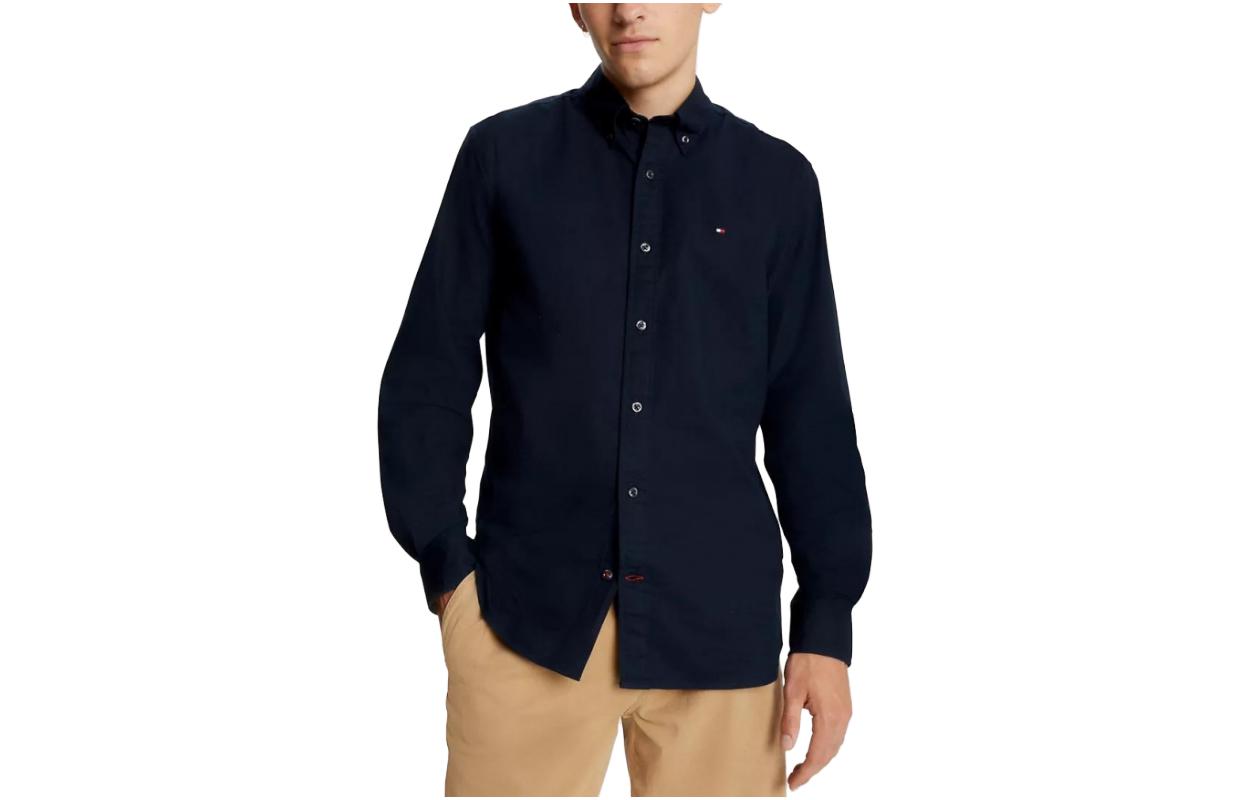 

Tommy Hilfiger Мужская синяя рубашка