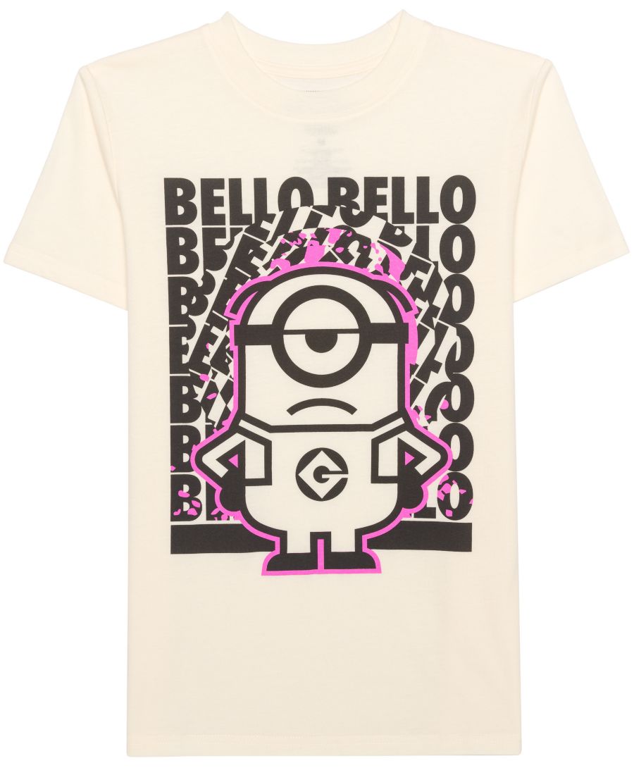 

Детская футболка с коротким рукавом "Сердитый миньон" для мальчиков 5-20 лет Despicable Me, Egret, Белый, Детская футболка с коротким рукавом "Сердитый миньон" для мальчиков 5-20 лет Despicable Me, Egret